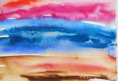 Mary Abbott* (1921-2019) Watercolor (See Guarantee)