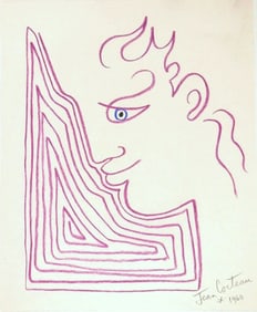 Jean Cocteau* (1889-1963) Pastel (See Guarantee & Disclaimer)