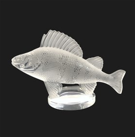Lalique Crystal Fish Sculpture