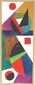 Ivan Kliun* (1873-1943) Suprematist Watercolor (See Disclaimer)