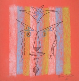 Jean Cocteau* (1889-1963) Pastel (See Guarantee & Disclaimer)