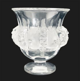 Lalique Dampierre Crystal Vase