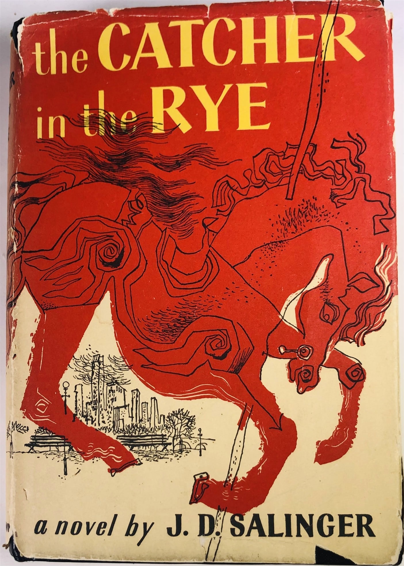 The Catcher In The Rye By J. D. Salinger, 1951: The Catcher in the Rye by J. D. Salinger, Little, Brown and Company, Boston, 1951, first edition. Dimensions: H. 8 1/8 inches W. 5 5/8 inches D. 1 1/4 inches