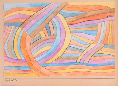 Paul Klee* (1879-1940) Watercolor (See Guarantee & Disclaimer)