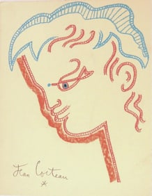 Jean Cocteau* (1889-1963) Pastel (See Guarantee & Disclaimer)