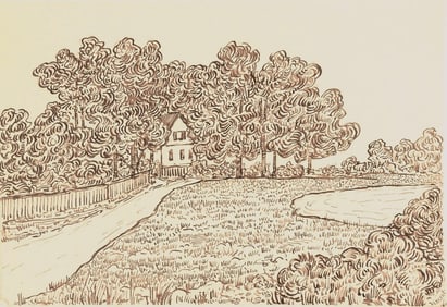 Vincent Van Gogh* (1853-1890) Ink Drawing (See Guarantee & Disclaimer)