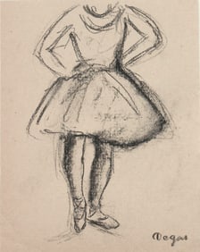 Edgar Degas* (1834-1917) Charcoal Sketch (See Guarantee & Disclaimer)