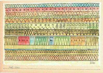 Paul Klee* (1879-1940) Watercolor (See Guarantee & Disclaimer)