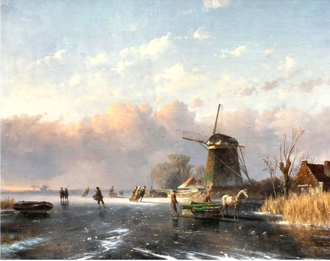 Dutch Oil Painting, 19th Century, Signed & Dated (1 of 4)