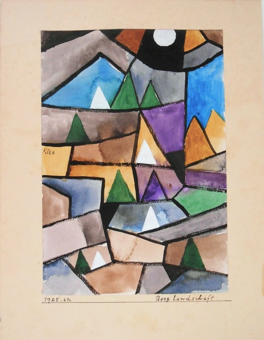 Paul Klee* (1879-1940) Watercolor (See Guarantee & Disclaimer) (1 of 3)