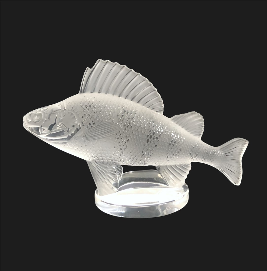 Lalique Crystal Fish Sculpture (1 of 3)
