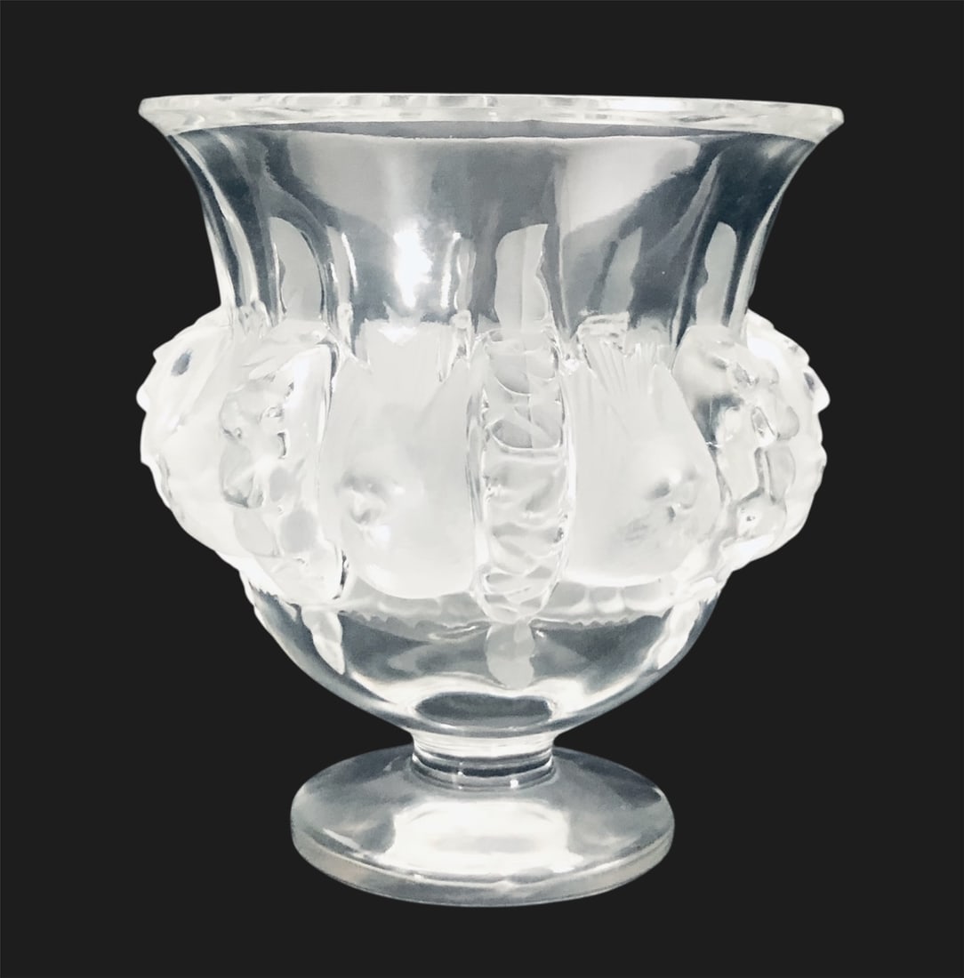 Lalique Dampierre Crystal Vase (1 of 3)