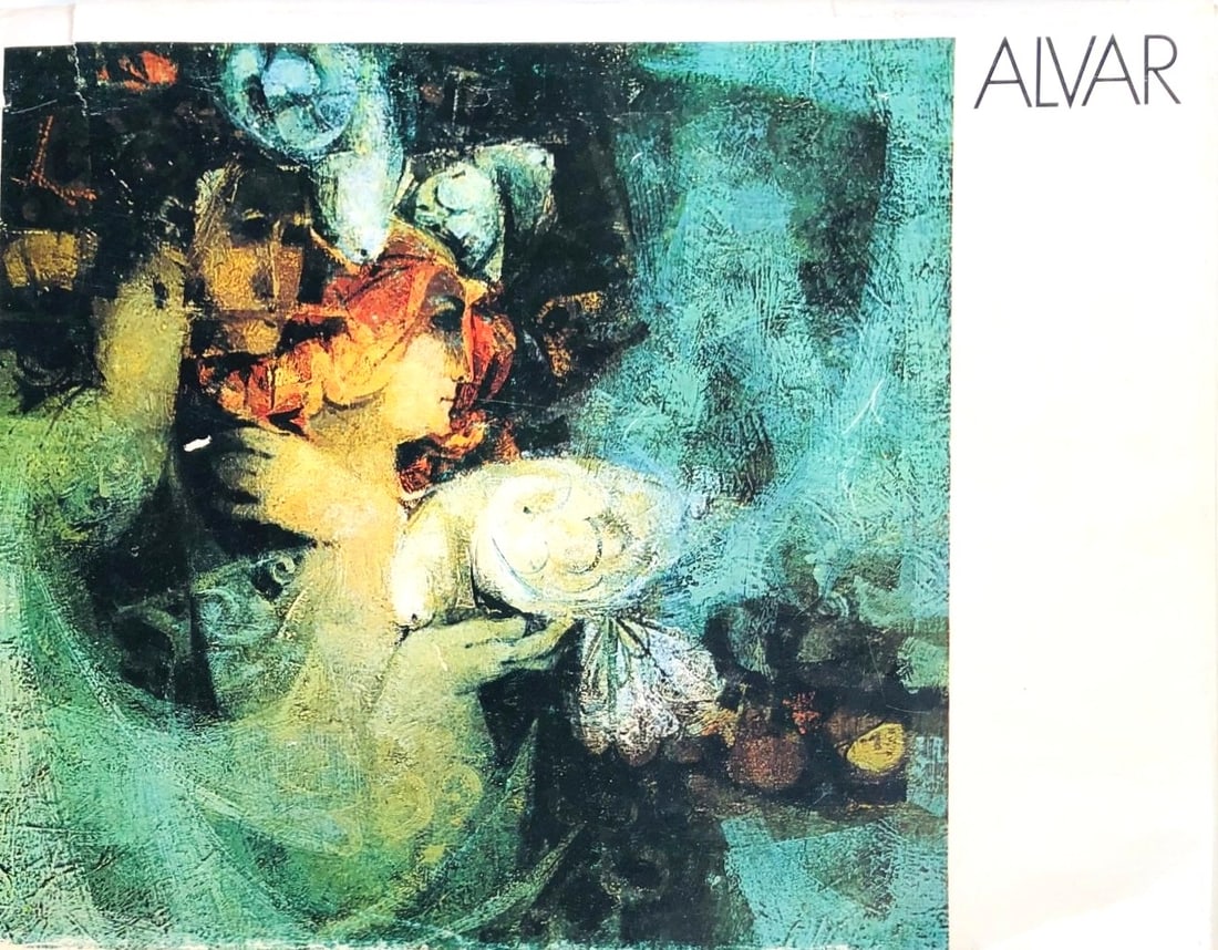 ALVAR By Jacques Lassaigne: ALVAR by Jacques Lassaigne, circa 1976-78. Published by Editorial D'Art, Barcelona, Spain. Signed and inscribed by Alvar Sunol Munoz Ramos (b. 1935).Dimensions: H. 8 inches W. 10 inches D. 5/8 inch