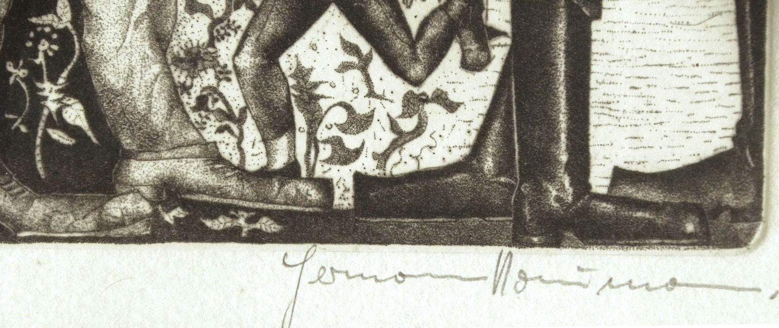 Hermann Naumann (b. 1930) Etching, Signed - 2