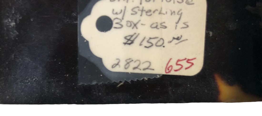 Antique Tortoise-Shell-Design Snuff Box - 4