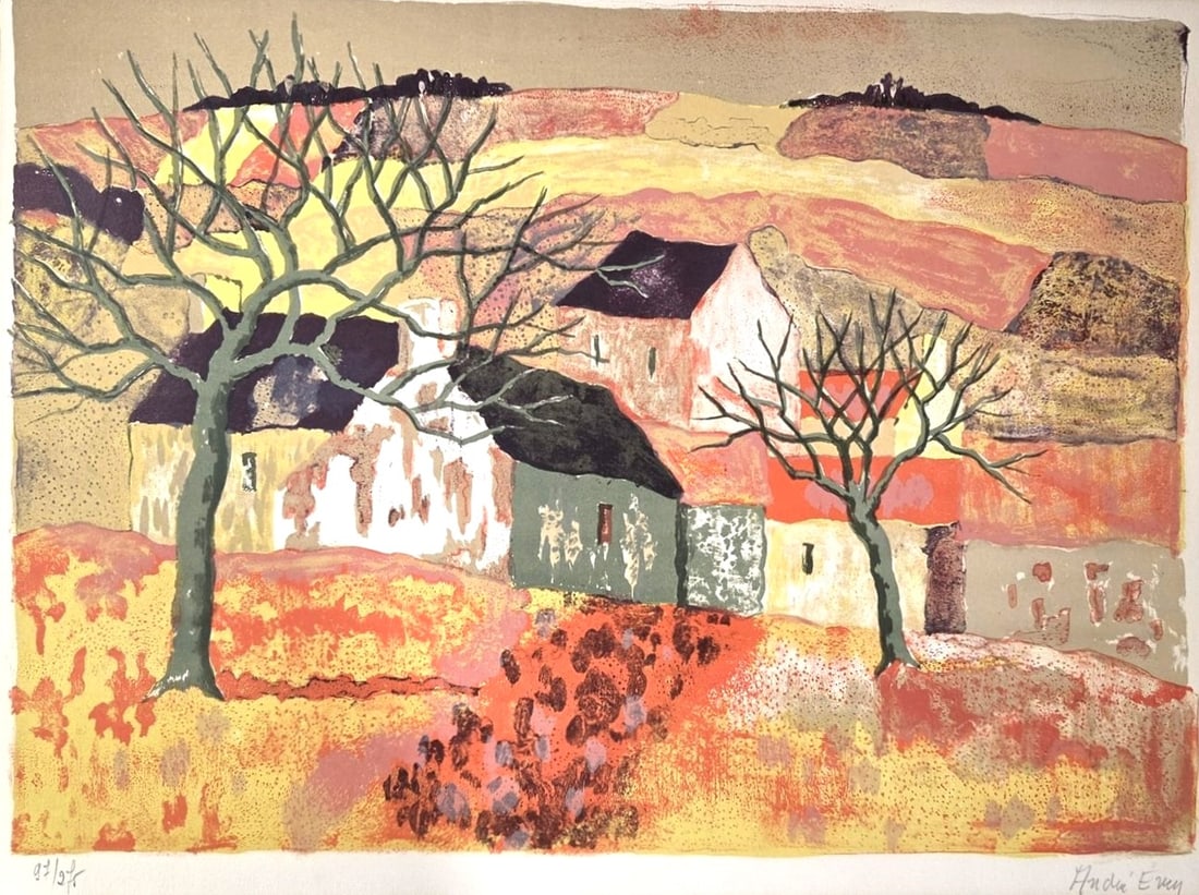 Andre Even (1918-1997), Original Color Lithograph (1 of 2)