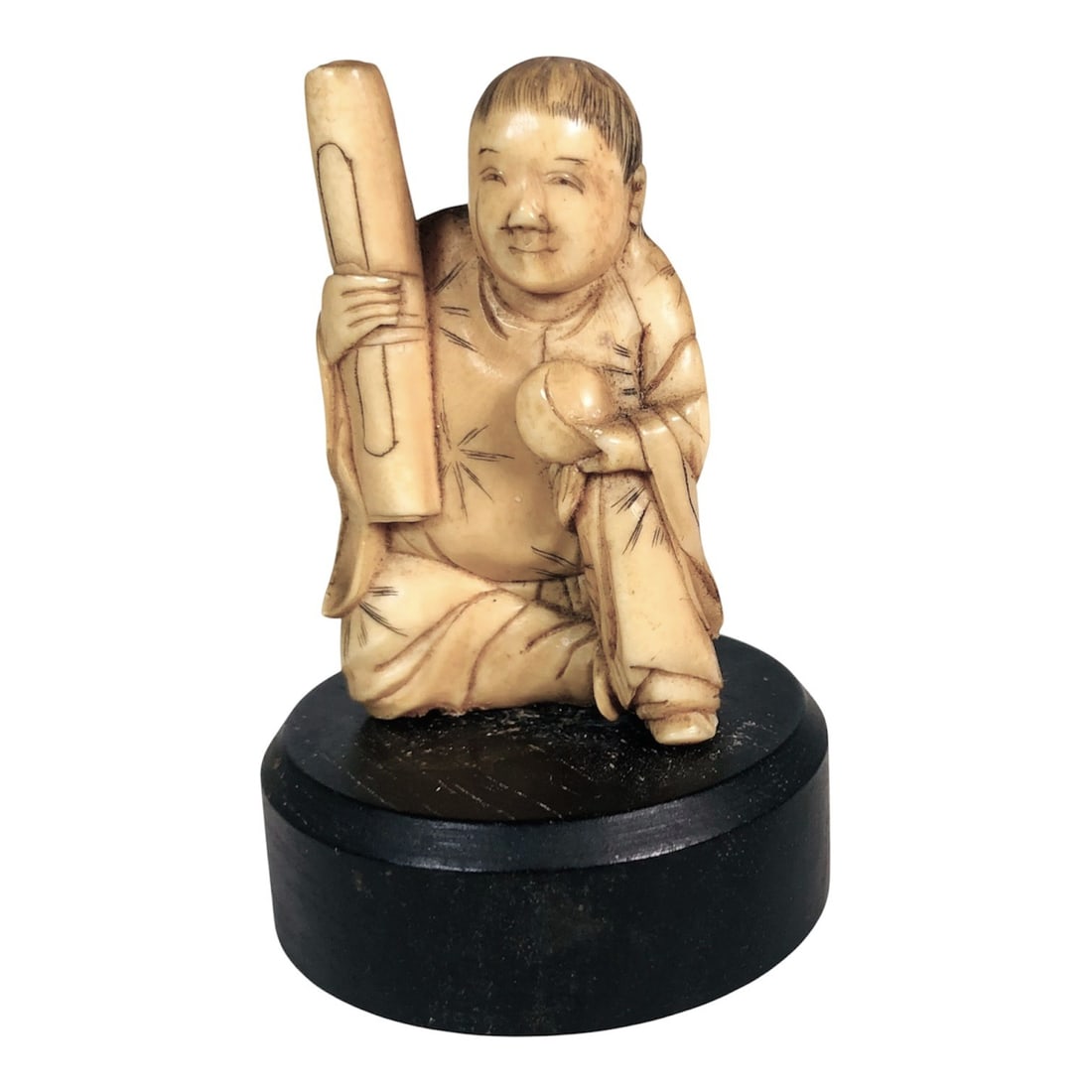 Japanese Netsuke On Stand, Circa 1910 (1 of 3)
