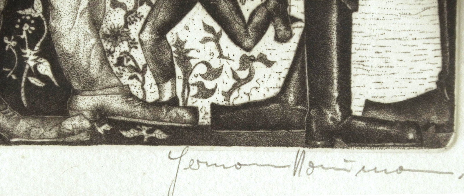 Hermann Naumann (b. 1930) Etching, Signed - 2