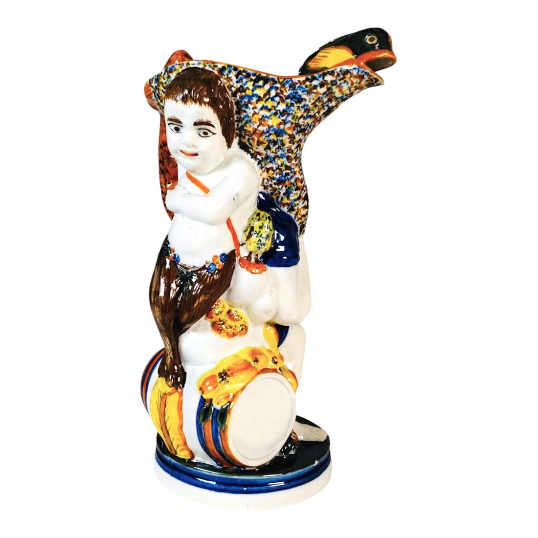 Prattware Figural Jug - 2