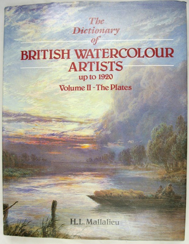 Books On British Watercolors Etc.: Group of five art books.