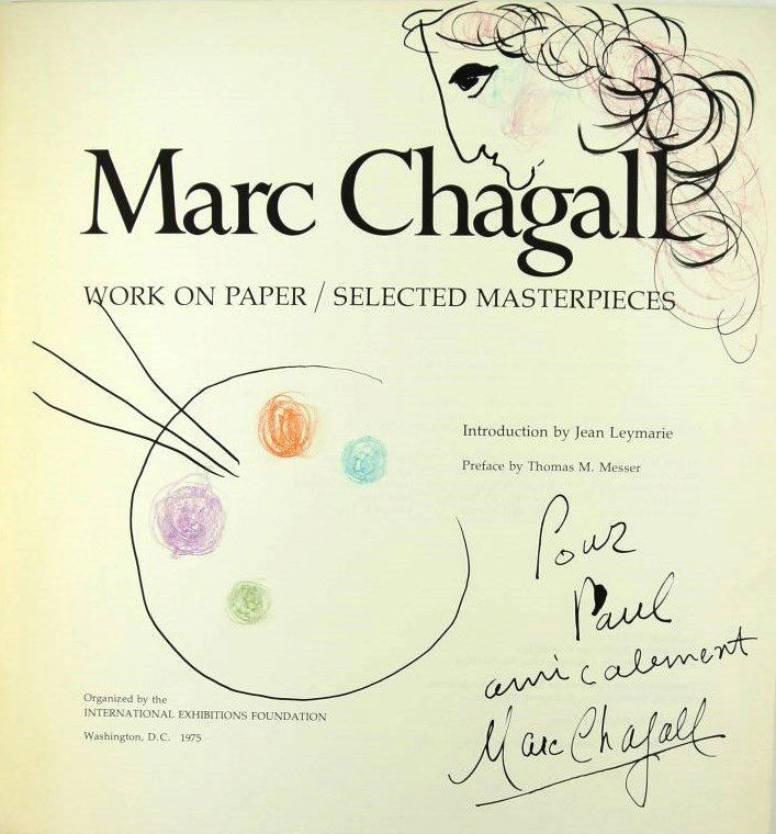 Marc Chagall (1887-1985) Souvenir Drawing (1 of 2)