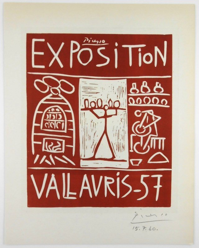 Pablo Picasso (1881-1973) Color Lithograph (1 of 1)