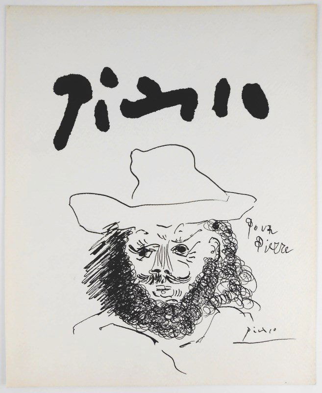 Pablo Picasso (1881-1973) Ink Sketch (1 of 1)