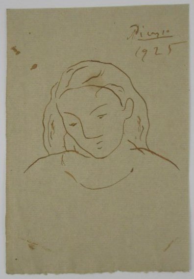 Pablo Picasso (1881-1973) Ink Drawing, 1925 (1 of 1)
