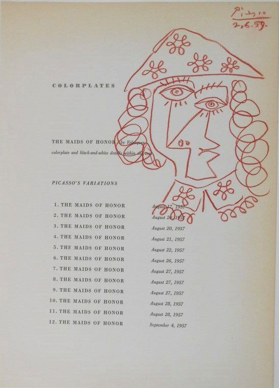 Pablo Picasso (1881-1973) Book Sketch (1 of 1)