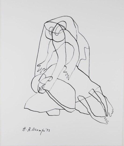 Hernando Ruiz Ocampo (1911-1978) Pen & Ink (1 of 2)