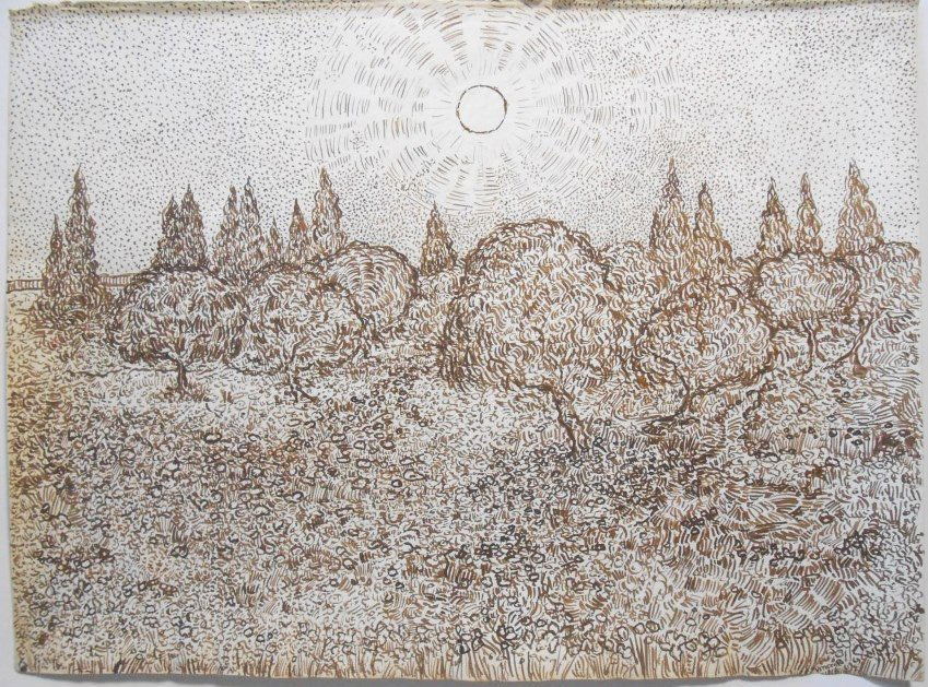 Vincent Van Gogh (1853-1890) Pen & Ink (1 of 5)
