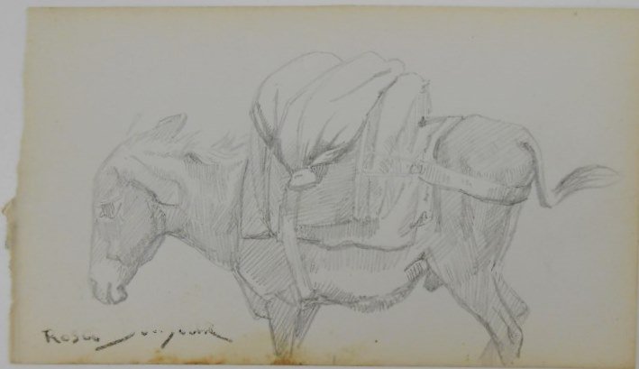 Rosa Bonheur (1822-1899) Pencil Drawings (1 of 2)