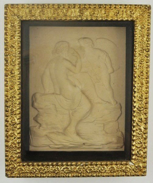 Terracotta Plaque, Mythological Scene, Ca. 1860 (1 of 2)