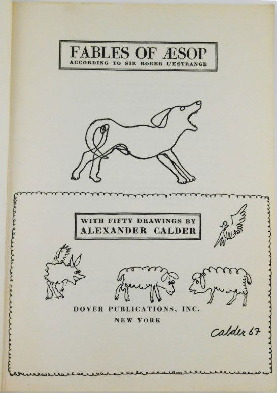 Alexander Calder Pen & Ink Book Drawings (1 of 3)