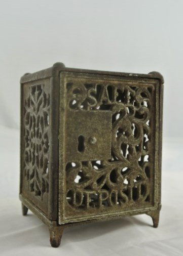 Antique "Safe Deposit" Still Bank (1 of 2)