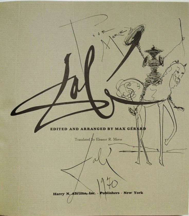 Salvador Dali (1904-1989) Book With Illustration (1 of 4)