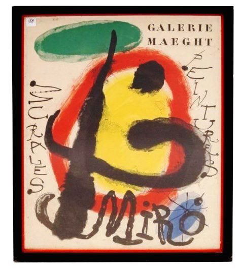 Joan Miro Exhibition Poster (1 of 1)