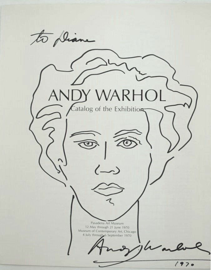 Andy Warhol (1928-1987) Catalog With Illustration (1 of 2)
