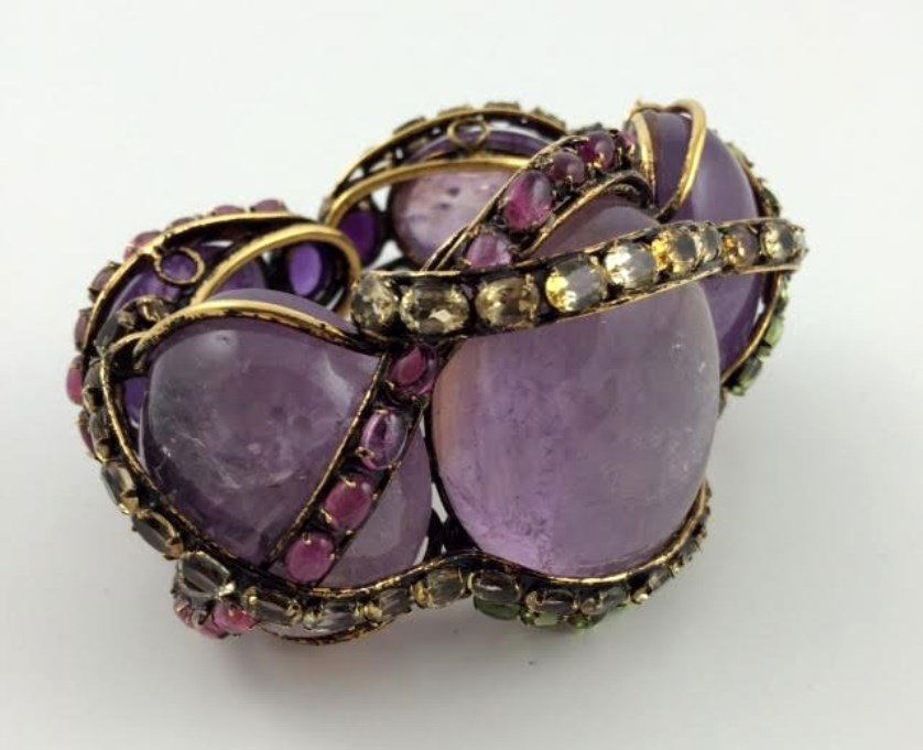 Iradj Moini Signed Amethyst Bracelet (1 of 4)