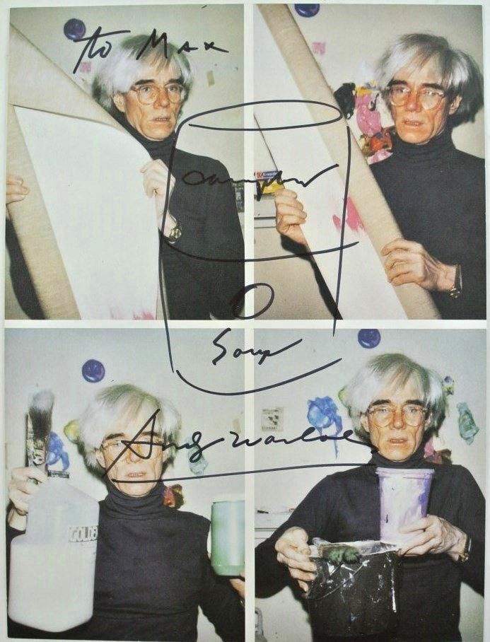 Andy Warhol (1928-1987) Photo With Drawing (1 of 2)