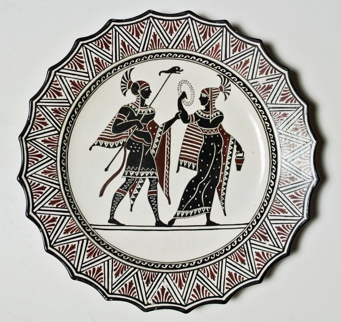 Giustiniani Ceramic Plate, Circa 1820 (1 of 4)