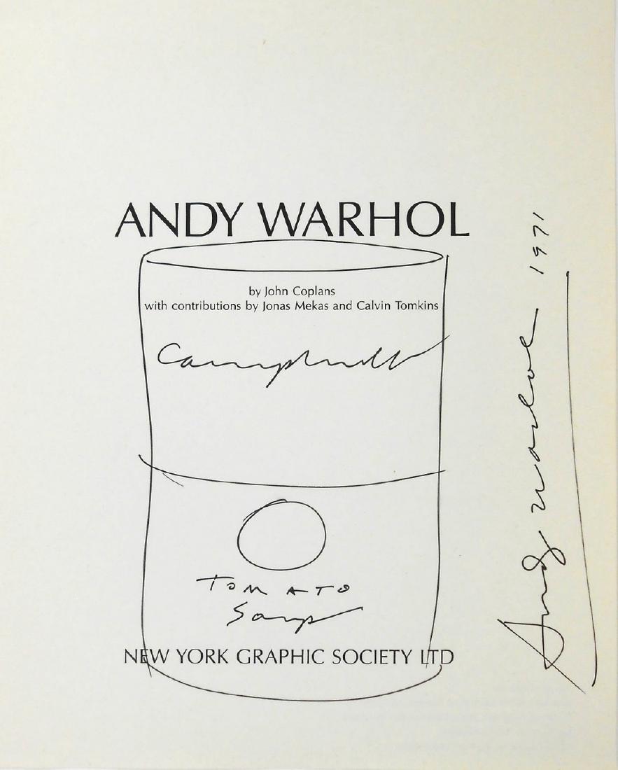 Andy Warhol (1928-1987) Souvenir Drawing (1 of 2)