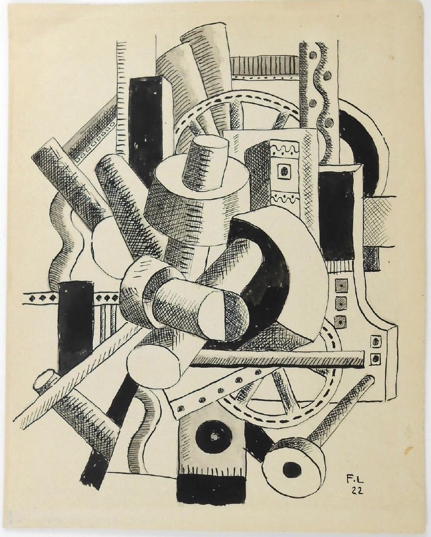 Fernand Leger (1881-1955) Pen & Ink Drawing (1 of 3)
