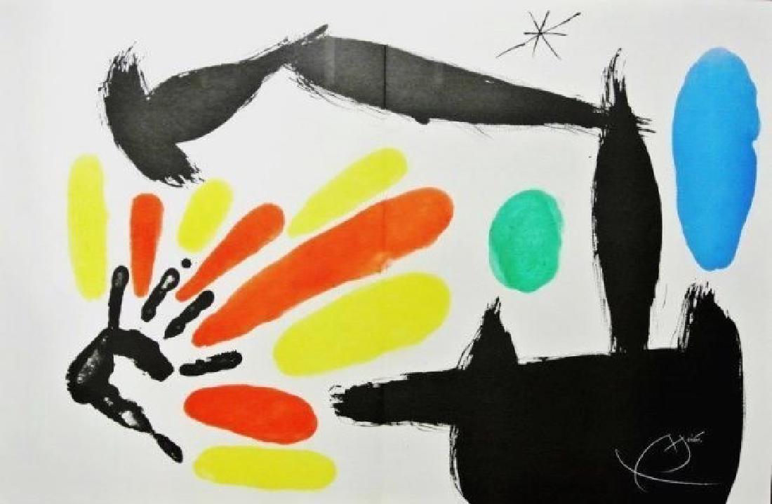 Joan Miro (1893-1983) Signed Color Lithograph (1 of 1)