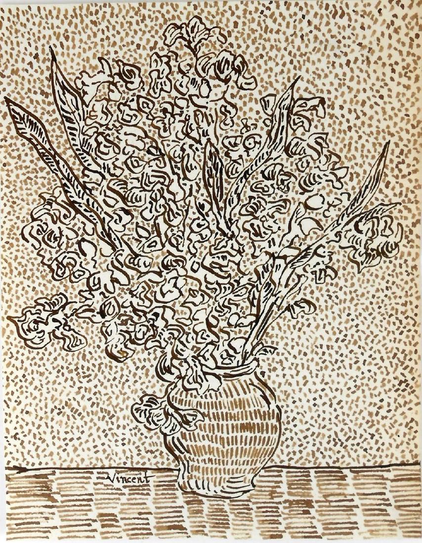 Vincent Van Gogh (18531890) Pen & Ink Drawing
