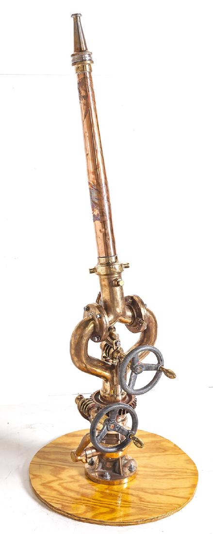 Cast Brass Navy Ship Fire Naval (1 of 9)