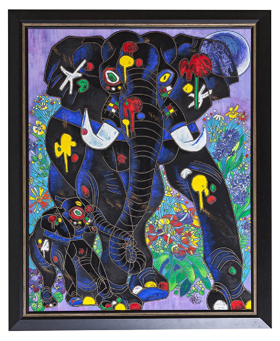 Jiang Tiefeng Hand Embellished Serigraph (China B (1 of 9)