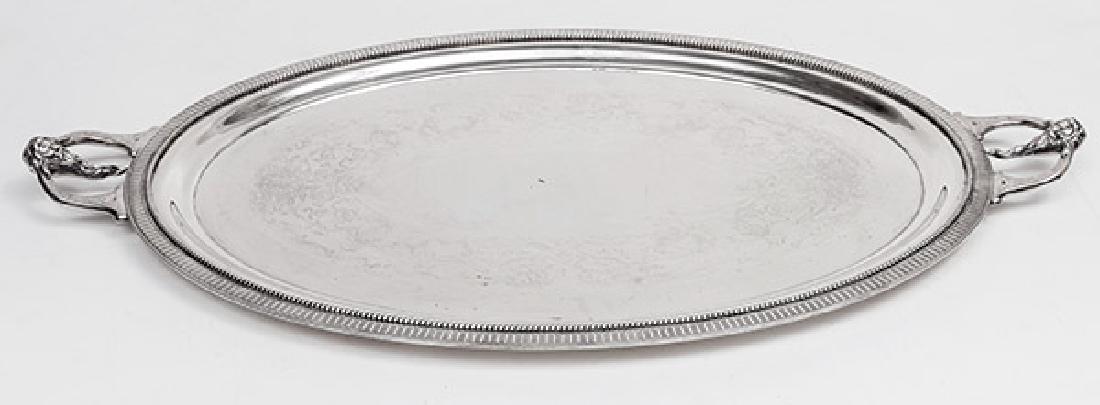 Large Silver on Copper Tray (1 of 8)