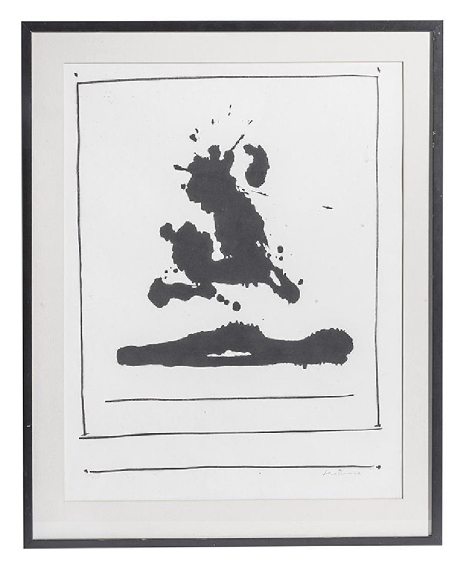 Robert Motherwell, American  (1915-1991) Screen Print (1 of 6)