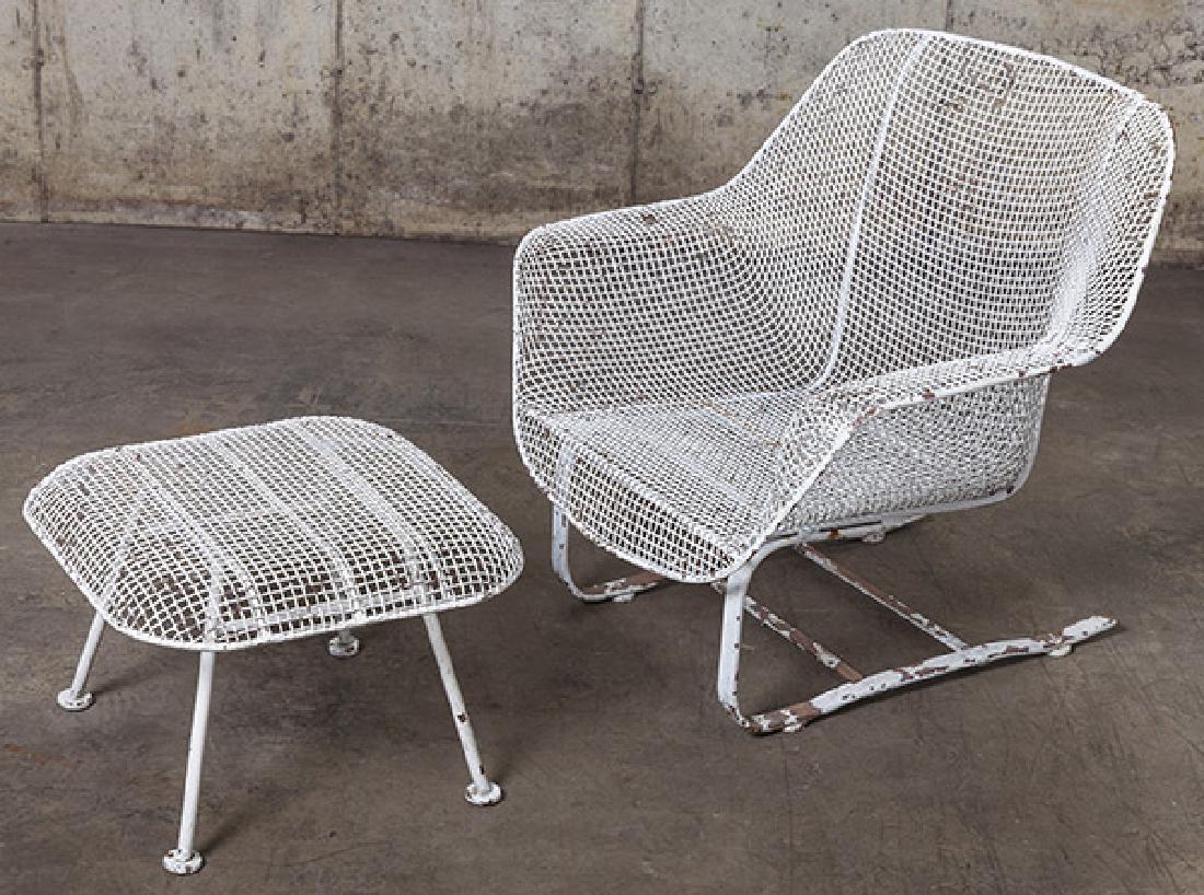 Russell Woodard Spring Rocker and Ottoman (1 of 9)